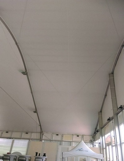 Ceiling upholstery - Ceiling upholstery for structure tent
