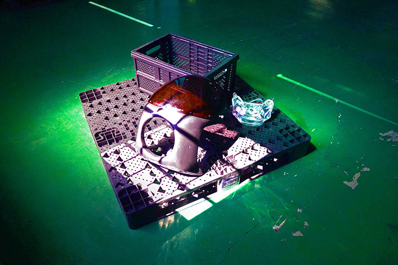 MIT冠美出品塑膠摺疊籃，塑膠棧板。