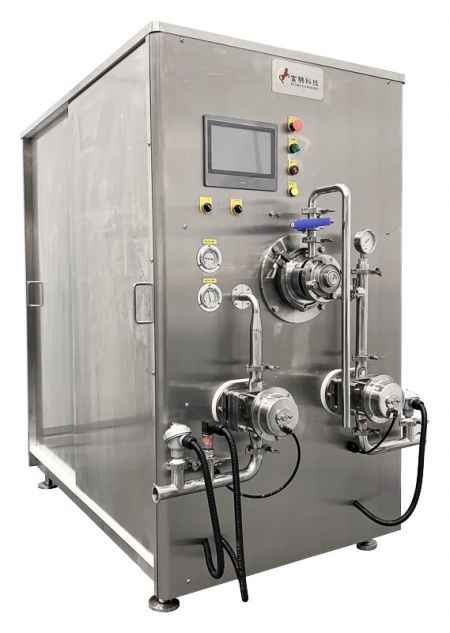Ice Cream Freezer - Continuous - Continuous freezer ICF 400 with twin rotary lobe pumps and touchscreen.