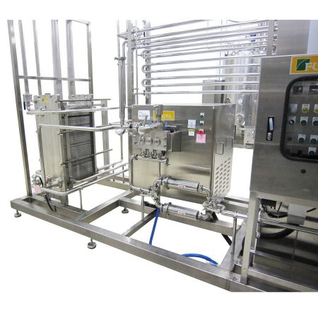 HTST Pasteurizers - HTST pasteurization system with plate & frame heat exchanger.