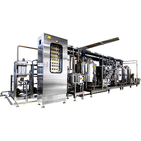 Nhà máy trộn kem HTST - Nhà máy thanh trùng HTST để sản xuất kem công nghiệp.