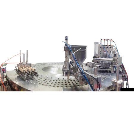 Máquina rotativa de moldeo de palitos de helado - Máquina Industrial para Fabricar Paletas, Polos y Barras de Helado - Rotativa.