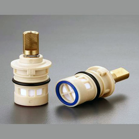 Plug In Push Fit Two Handle Faucet Plastic Ceramic Cartridge