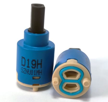 19mm cartridge with magnet for Hall Effect - 19mm Standard Base 90 degree turning shut-off cartridge with magnet for Hall Effect