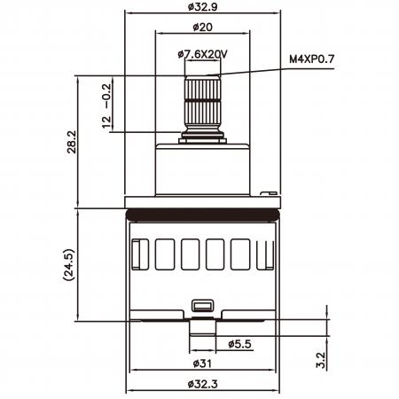 31мм 3 основание функции порта 5 пластиковое стандартное патрон отклонителя поворота на 360 градусов с общей функцией - 31мм 3 основание функции порта 5 пластиковое стандартное патрон отклонителя поворота на 360 градусов с общей функцией