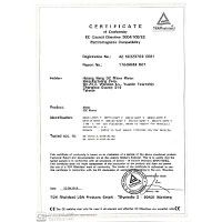 TUV Rheinland CE 认证通过,