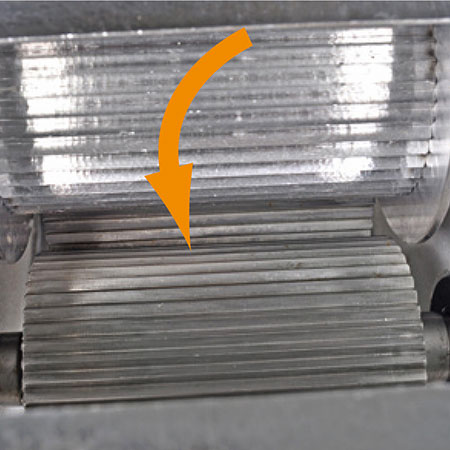 Gaps between the Rollers could be adjusted and the rollers are durable.