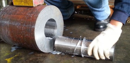 Steel Drilling - Ju Feng provides steel-drilling services for customers.