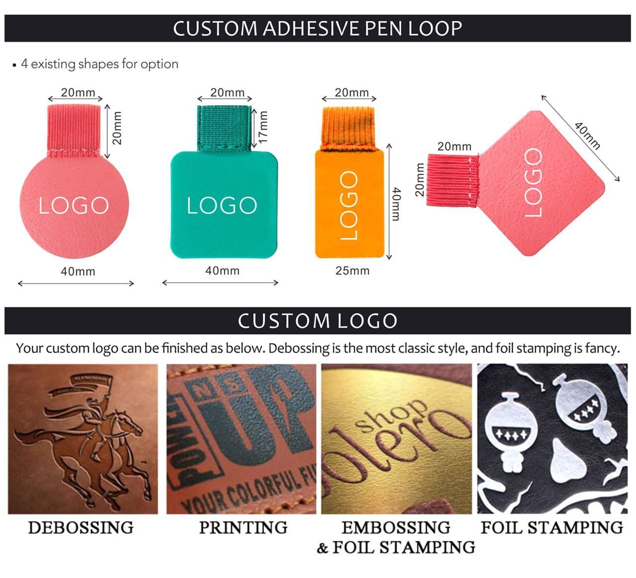 Customized Adhesive Pen Loop