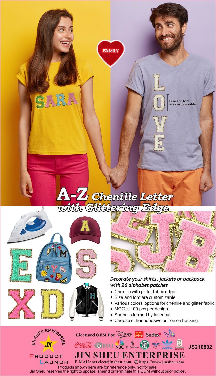 Chenille Letters Wholesale
