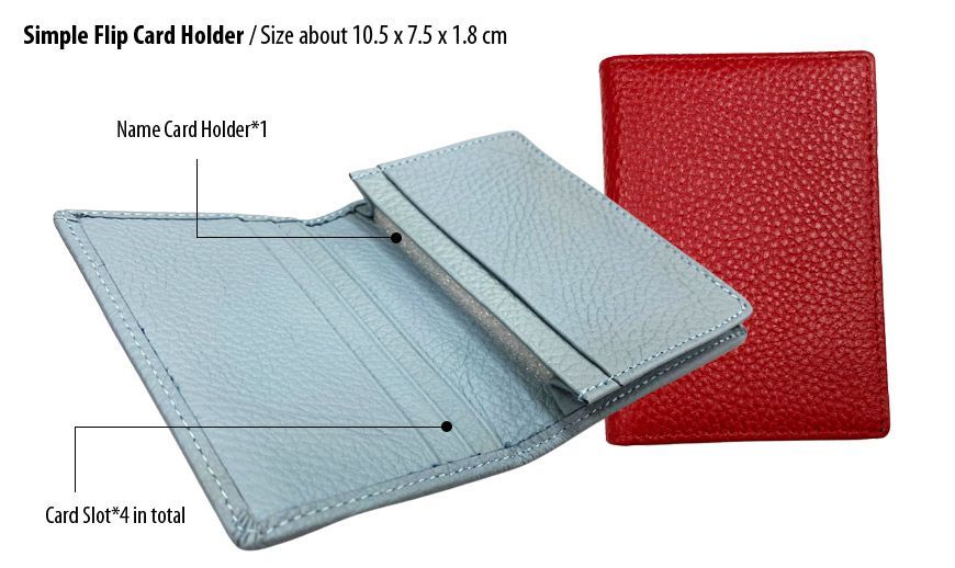 Engros lommebok for kortholder i skinn til salgs (PID:7107)