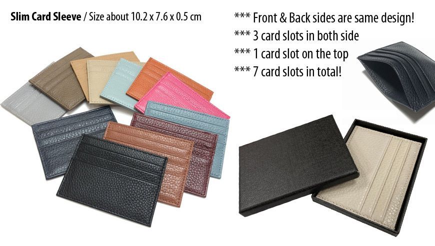best leather business card holder