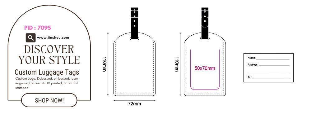 Bulk Leather Luggage Tags at Factory Direct Price