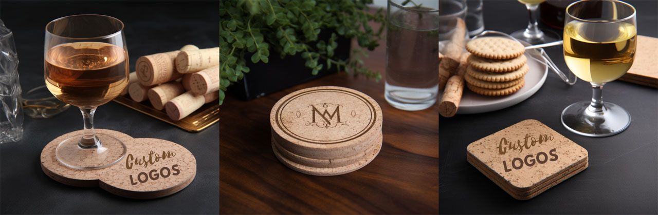 Bulk Cork Coasters: Customizable and Versatile Options for Personalized Branding