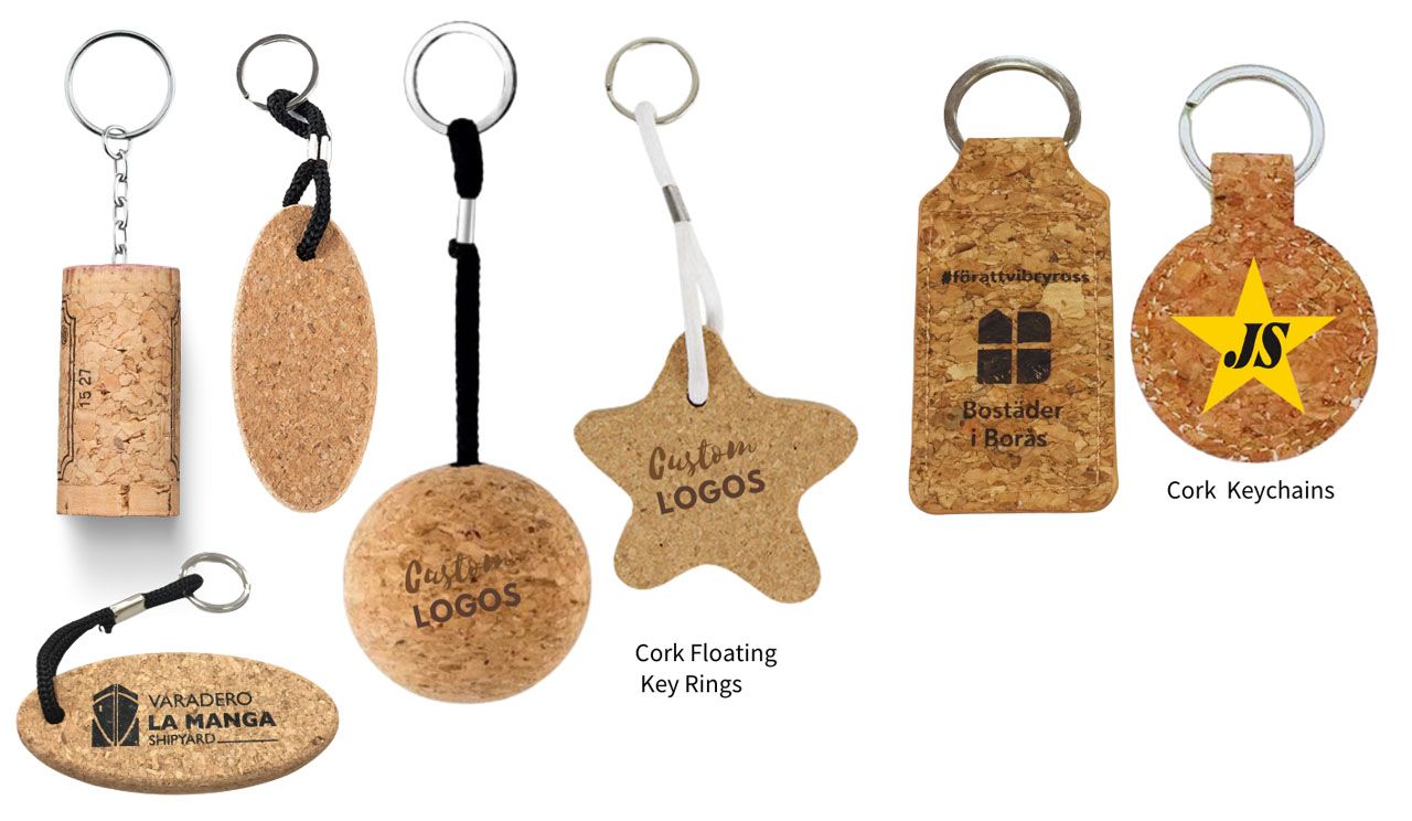 Versatile Cork Keychains: Floating Keyrings to Cork Fabric Options