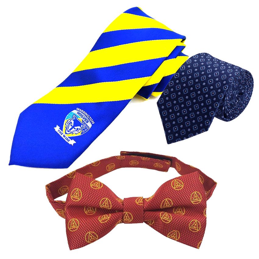 Fashion Bow tie n Necktie with custom logos