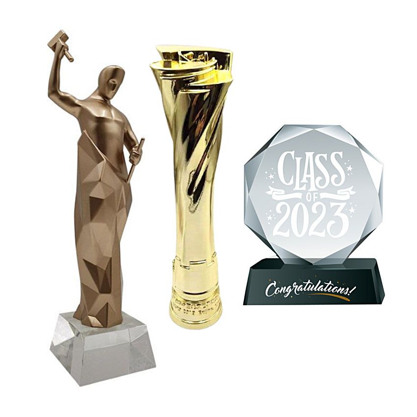 custom made commemorative award Trophies