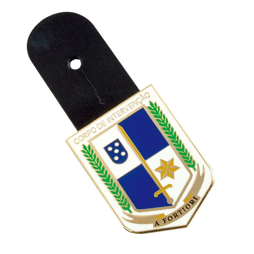 Brigade Leather custom police badge holder