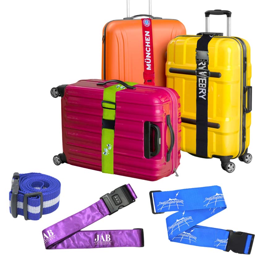Custom luggage straps