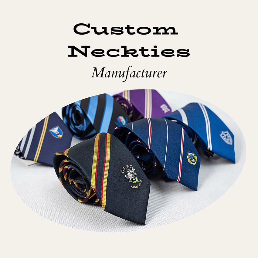 Fashion Necktie with custom logos