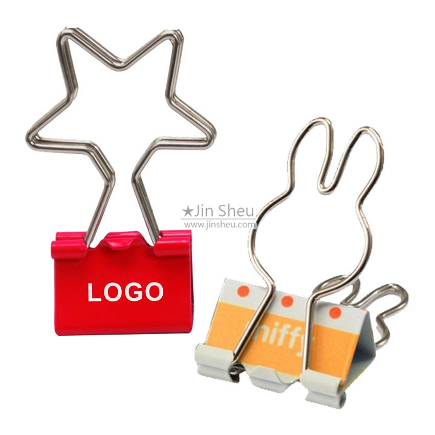 Custom LOGO Binder Clips - Promotional Binder Clips | Keychain & Enamel  Pins Promotional Products Manufacturer | Jin Sheu