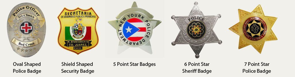 customize high quality police badges