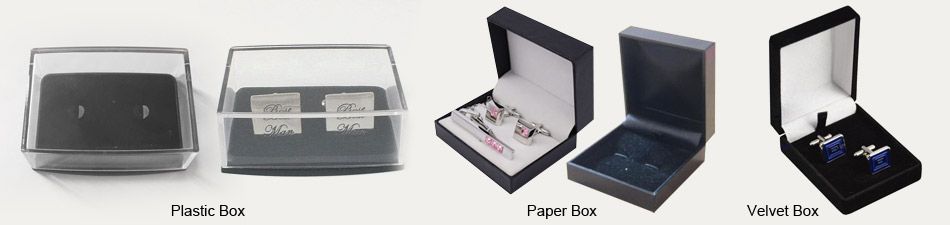 cuff links packing gift box