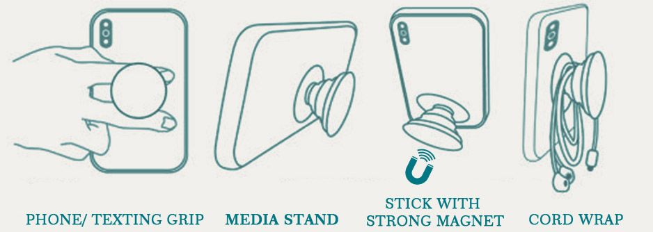 mobile accessory cellphone grip and stands