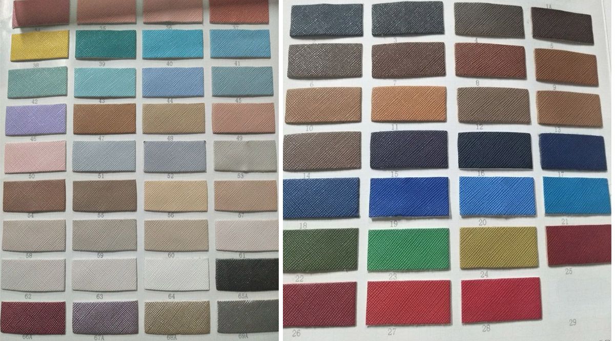 60 More PU Leather Colors For Options