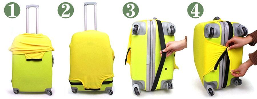 promotional luggage covers