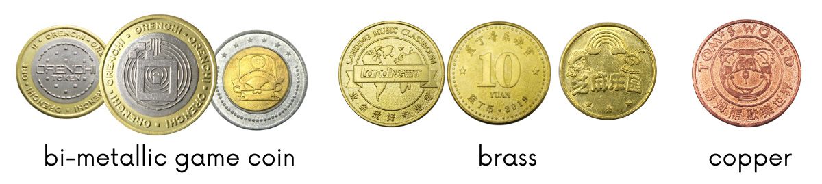 customize bimetallic casino game coins