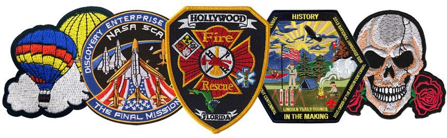 custom embroidered police patches