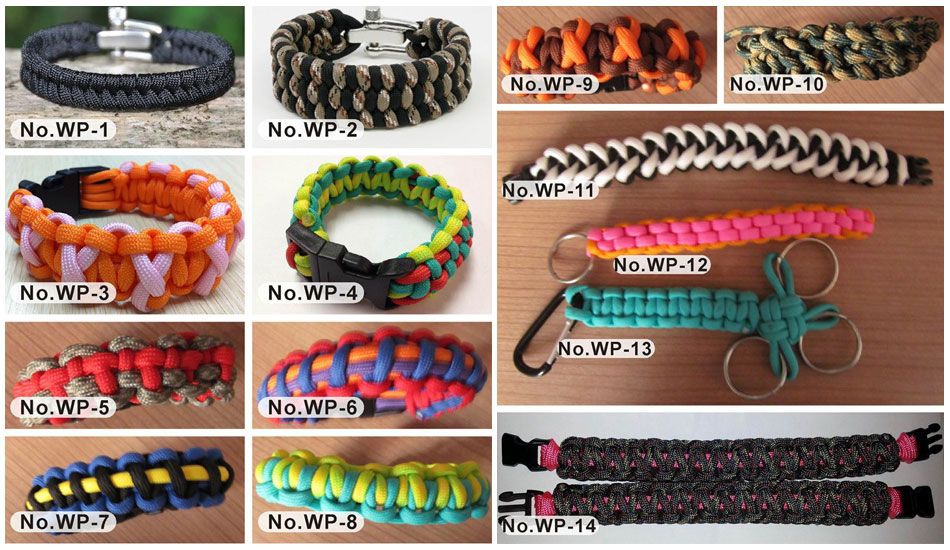 custom paracord woven patterns