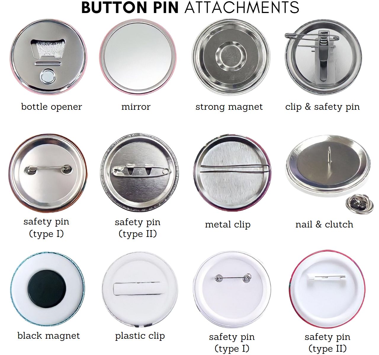 custom imprinted button badges