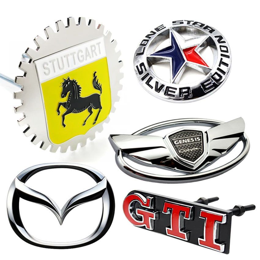 Custom Made Metal Car Badge Emblems