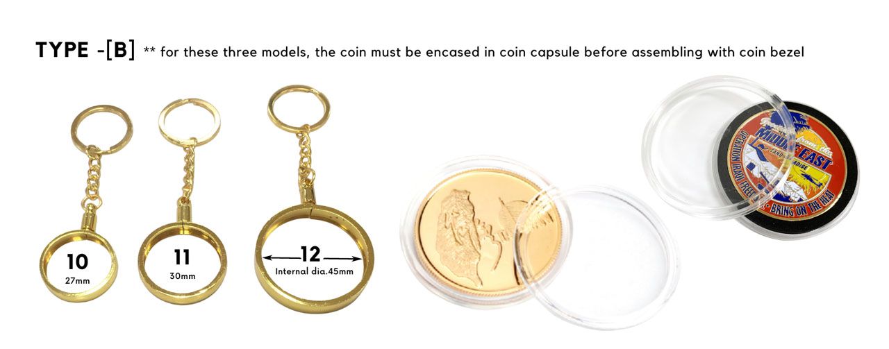 Coin Bezel that Holds a Coin Capsule