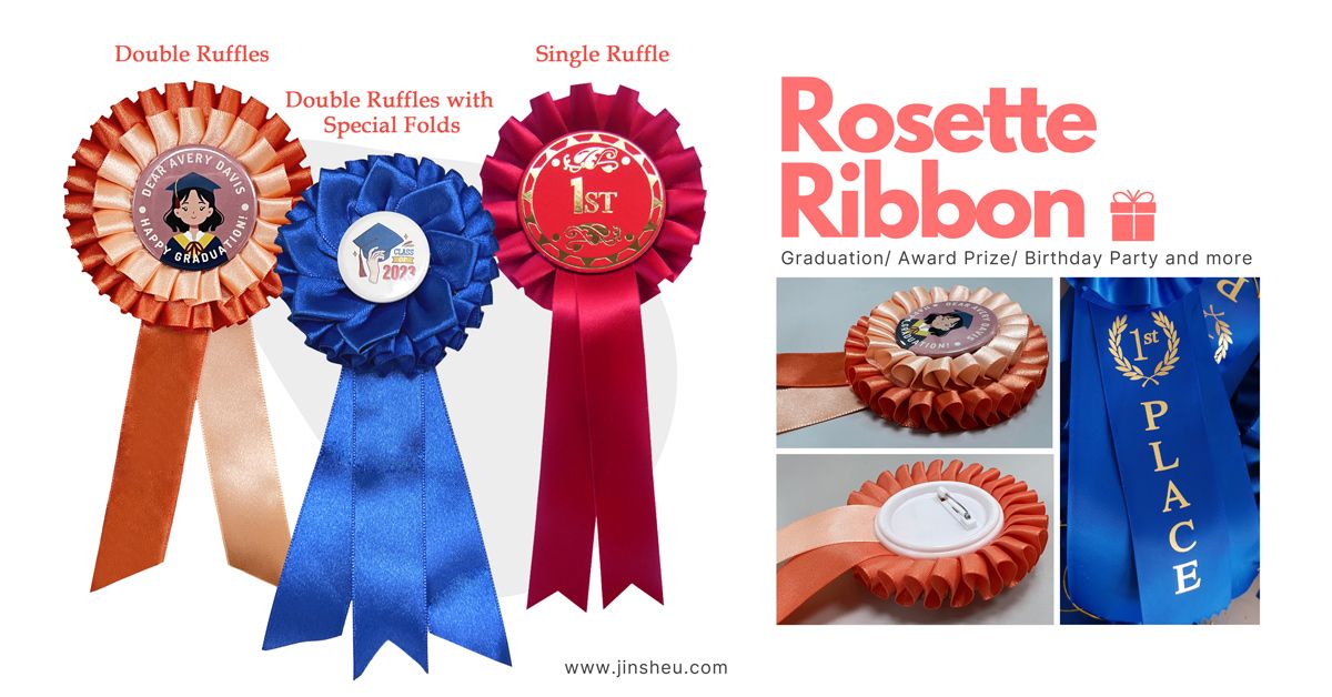Your No.1 Choice of Custom Award Ribbon Rosette Supplier