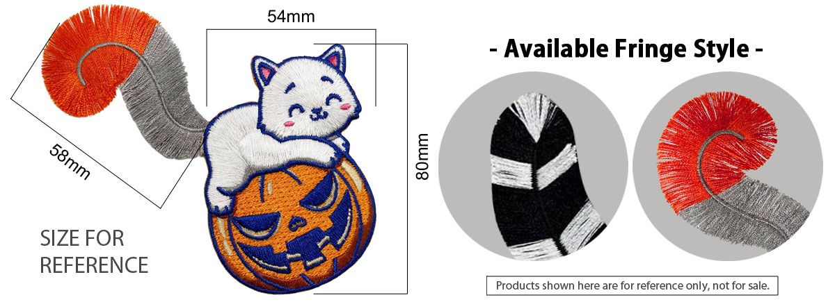 Wholesale Custom Embroidered Tassel Patches