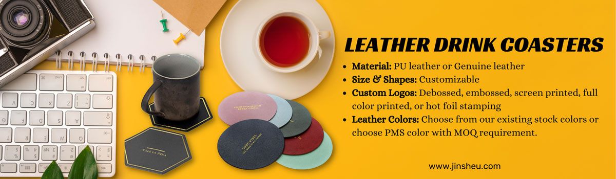 Leatherette coaster - Details and Specifications