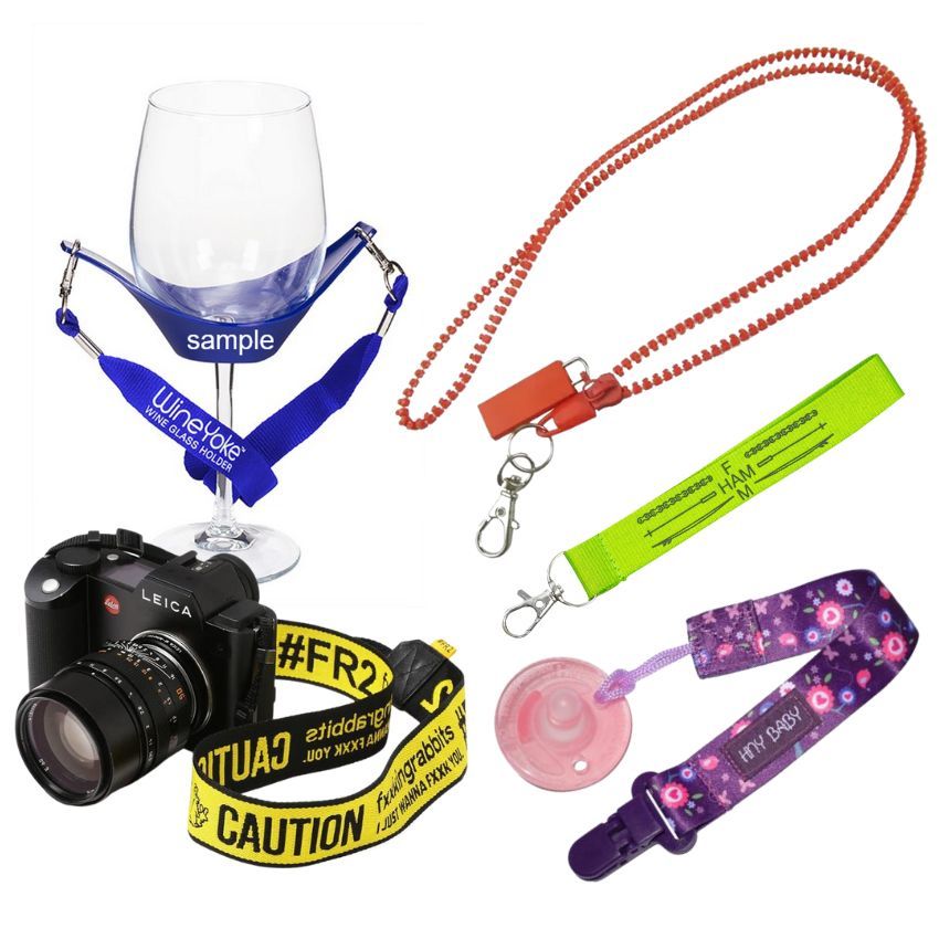 multi-functional promotional lanyards and straps