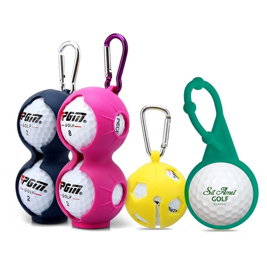 K2 Sports Tools Golf Ball Cover Silicone Golf Ball Protective Cover with Carab K2B 