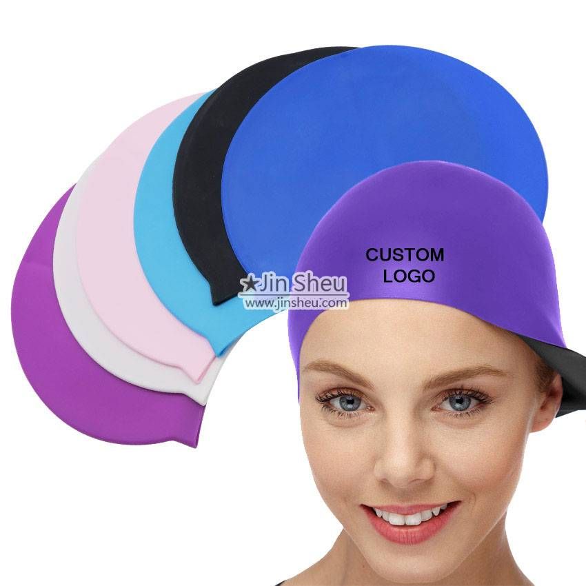 Silicone Swimming Caps with custom logos