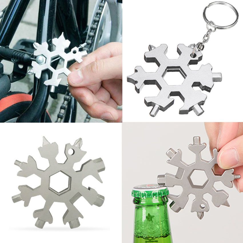 Promotional Outdoor Snowflake Multi-Function Tools