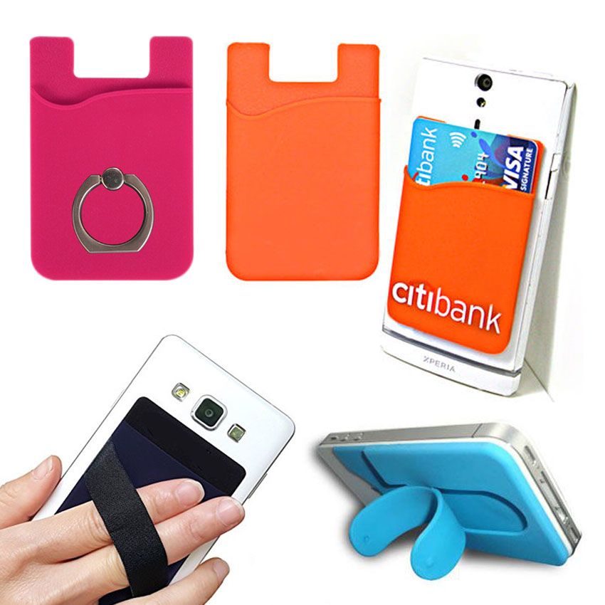 Self-adhesive Phone Card Holder Wallet