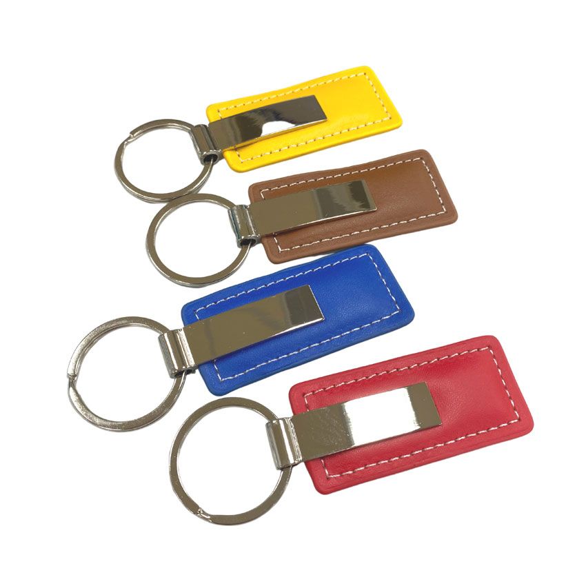 Open Design Leather Keychains