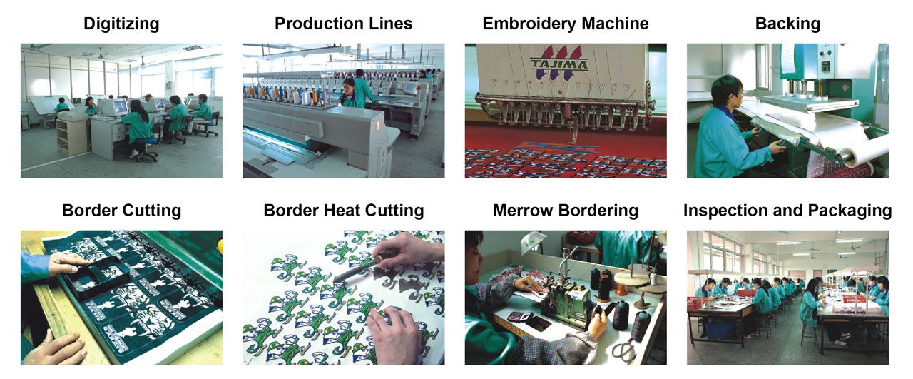 custom embroidery patch factory