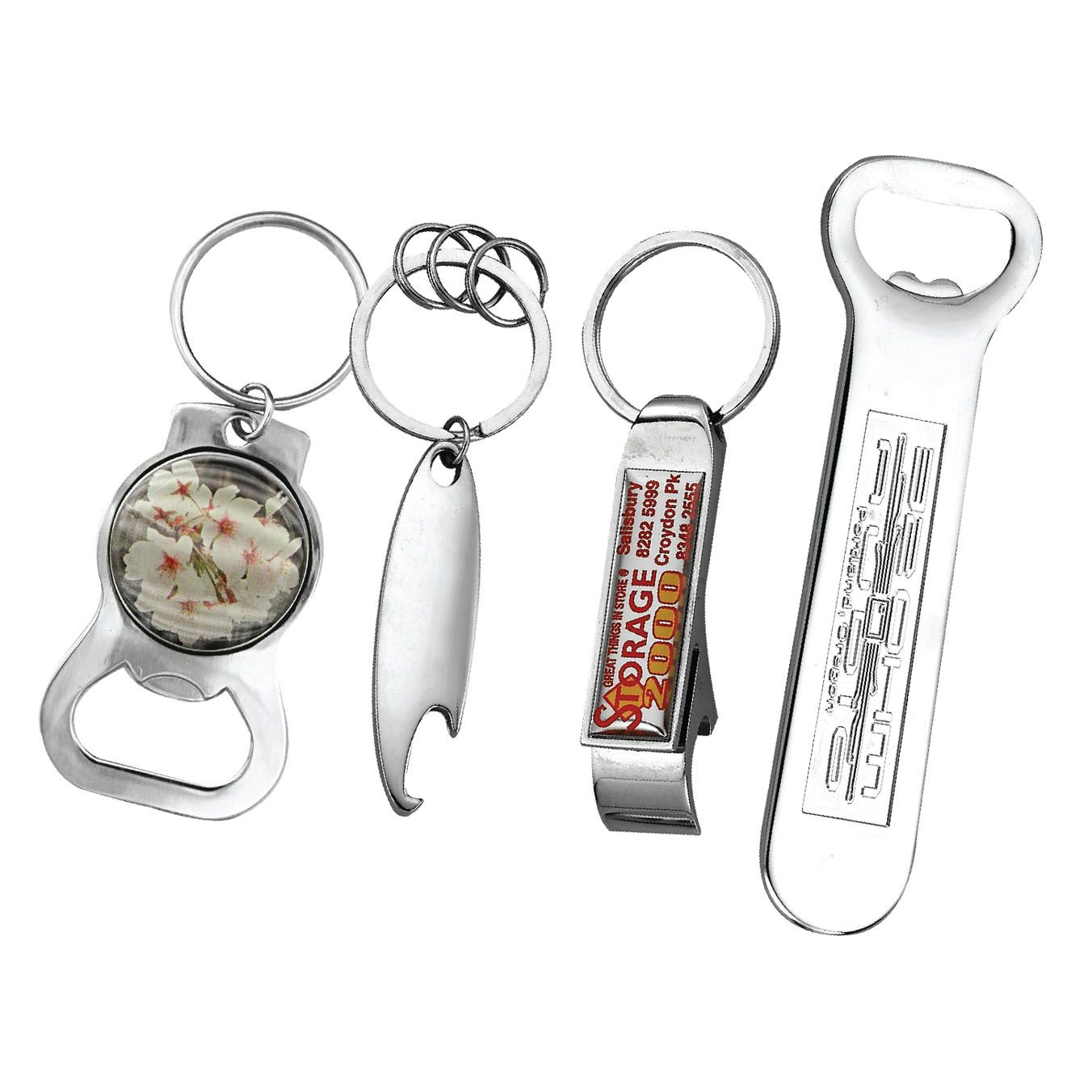 Promotional bottle openers and wine corkscrews