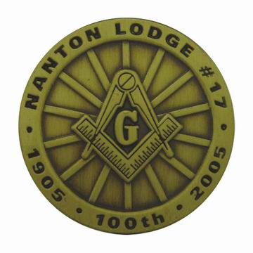 フリーメイソン 記念品 コイン ノベルティ 販促品 アイテムの製造と供給 Jin Sheu