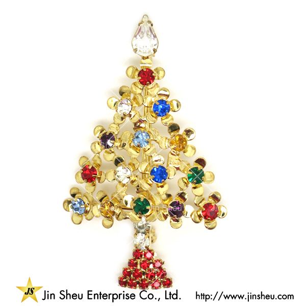 een kopje niet verwant Praten tegen kerstboom broche speld-swarovski kerstboom broche | Sleutelhanger- en  emailspeldjes Fabrikant van promotionele producten | Jin Sheu