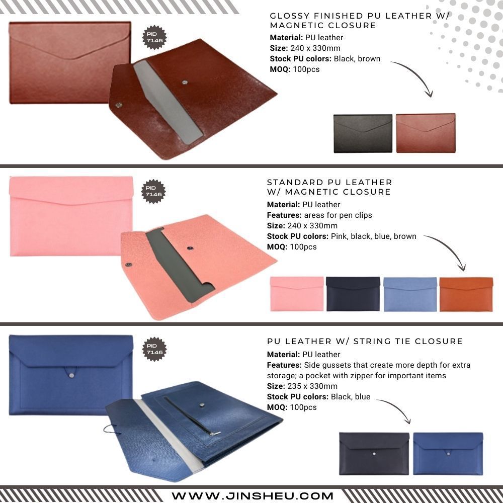 business folder leather